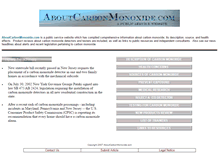 Tablet Screenshot of aboutcarbonmonoxide.com